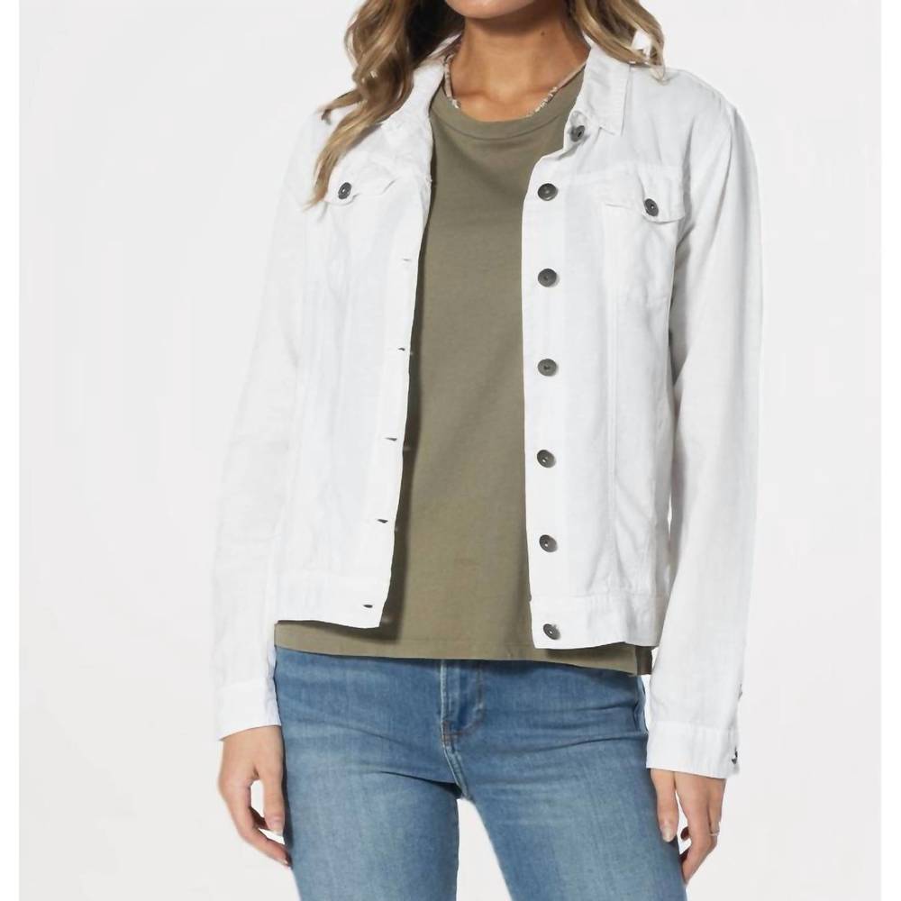 NEW DYLAN jean jacket in white